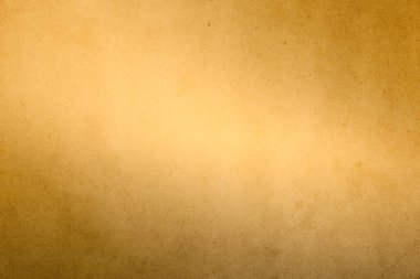 Golden gradient watercolor paint on old paper with grain smudge dirty texture abstract for