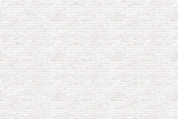 Čisté bílé cihly zeď dlaždice vzor textura bezešvé tapety pozadí. — Stock fotografie