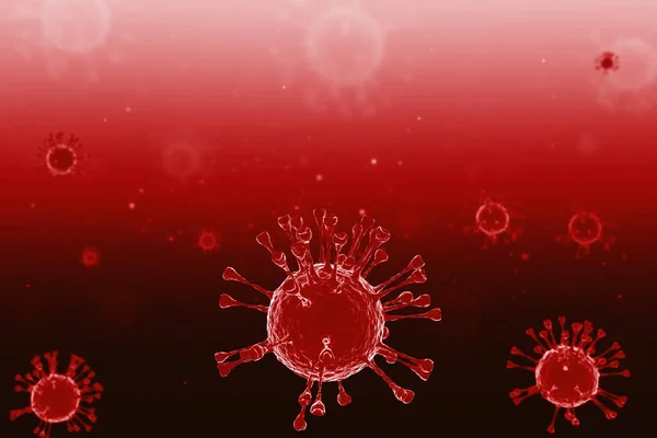 Covid Sars Mers Virus Illustration Koncept Design Render För Bakgrund — Stockfoto