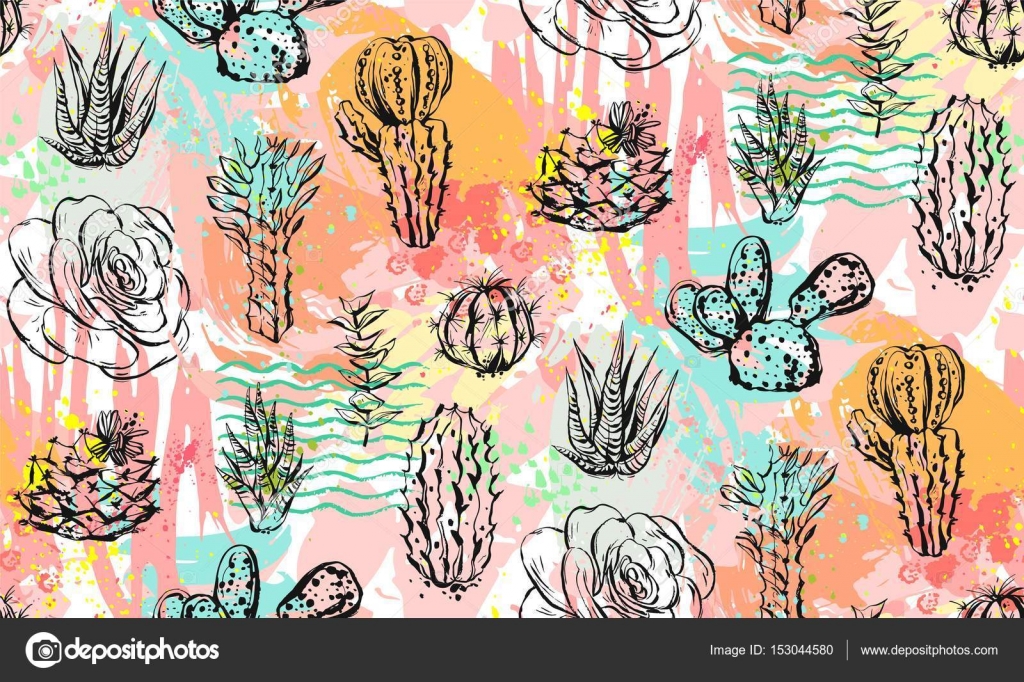 Abstract Cactus Design