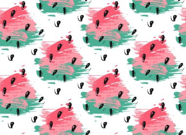 suluboya vektör dikişsiz karpuz kalıbı