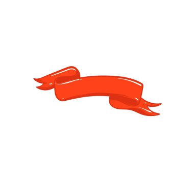 Elle çizilmiş vektör zaman karikatür grafik basit alışveriş mutlu Noeller illüstrasyon logo tasarımı kırmızı şerit izole üzerinde beyaz arka plan