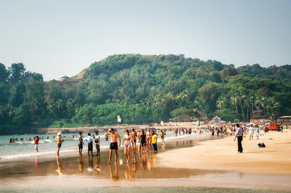 Baga Beach, Severní Goa, Indie — Stock fotografie