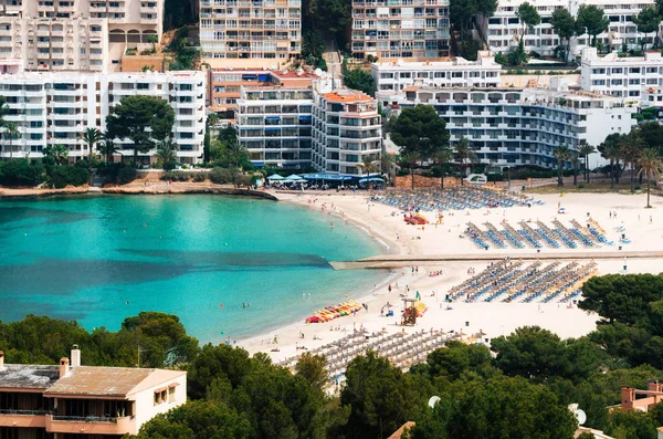 Santa Ponsa plaj ve otelleri, Mallorca havadan görünümü