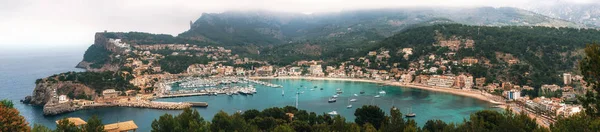 Vista panorâmica de Port de Soller, Maiorca — Fotografia de Stock