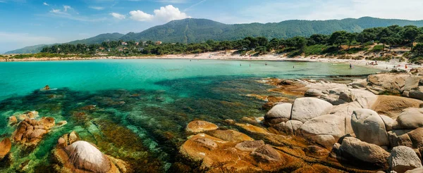 Karidi beach i Vourvourou, Sithonia, Grekland — Stockfoto