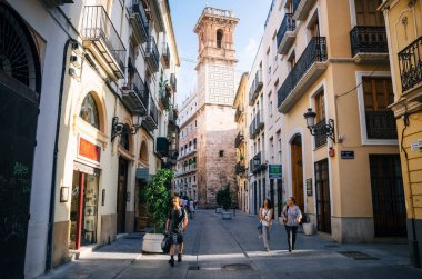 Çan kulesi Aziz Bartholomew Valencia, İspanya.