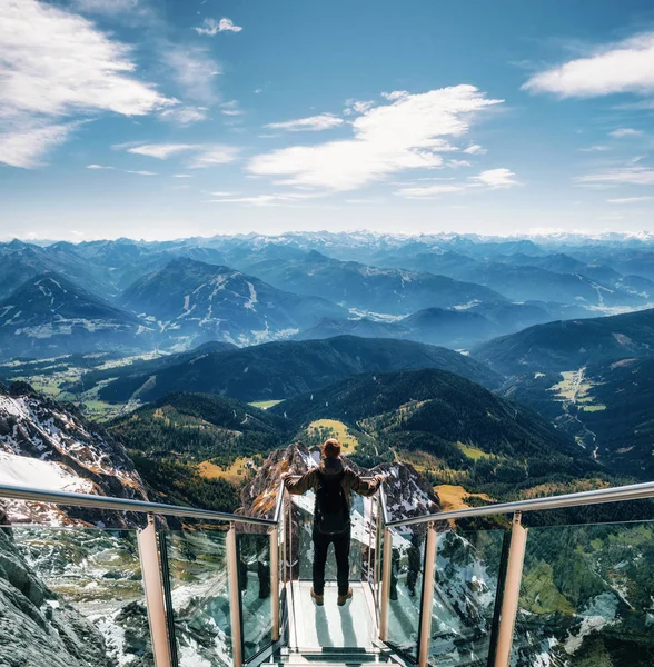 Backpacker geçit köprüsü Dachstein, Avusturya