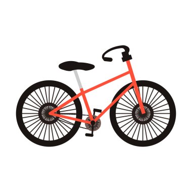 Spor Bisiklet düz simgesi