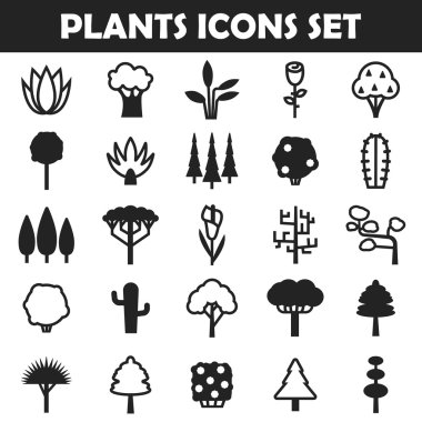 büyük bitkiler Icon set