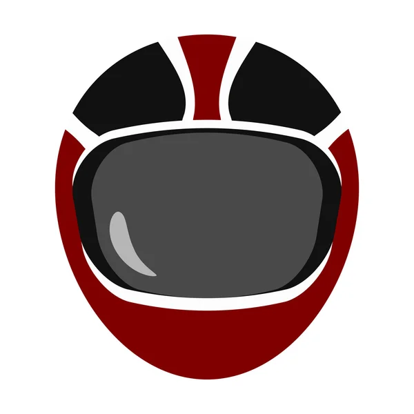 Ikon pelindung helm datar - Stok Vektor