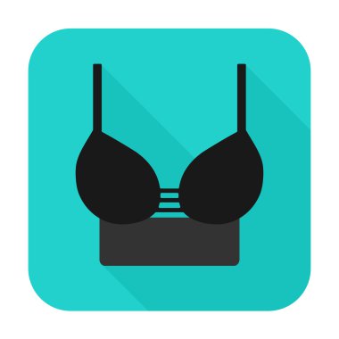 sutyen renkli düz simgesi