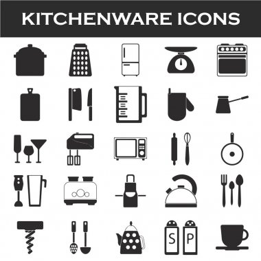 mutfak eşyaları Icon set