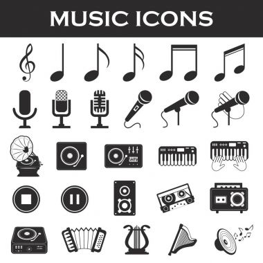 Müzik aletleri Icon set
