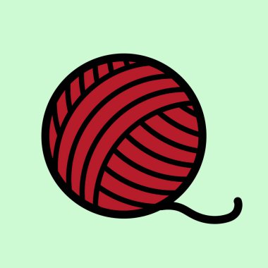 topu iplik simgesinin