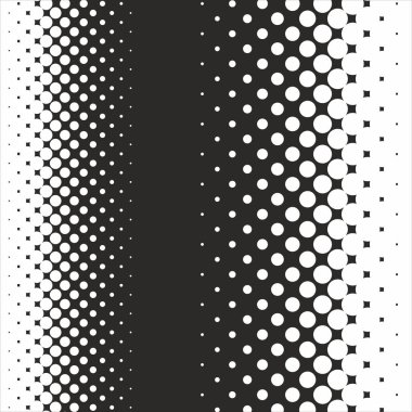 Soyut geometrik siyah-beyaz grafik tasarım yazdırma noktalı resim