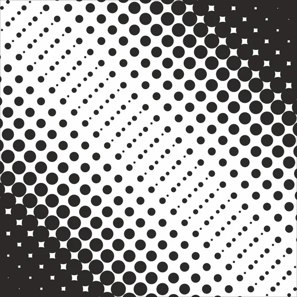 Абстрактний геометричний чорно-білий графічний дизайн друку Halftone — стоковий вектор