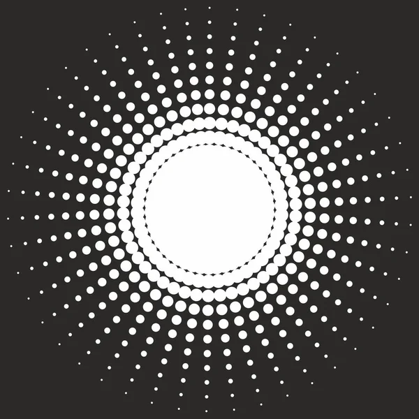 Soyut geometrik siyah-beyaz grafik tasarım yazdırma noktalı resim