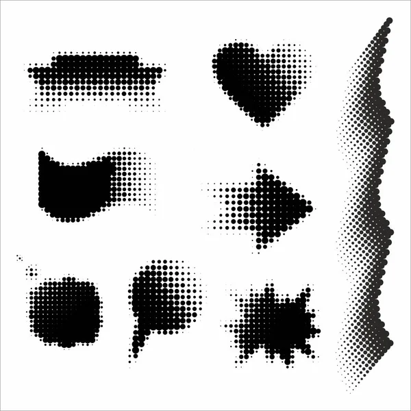 Soyut geometrik siyah-beyaz grafik tasarım yazdırma noktalı resim