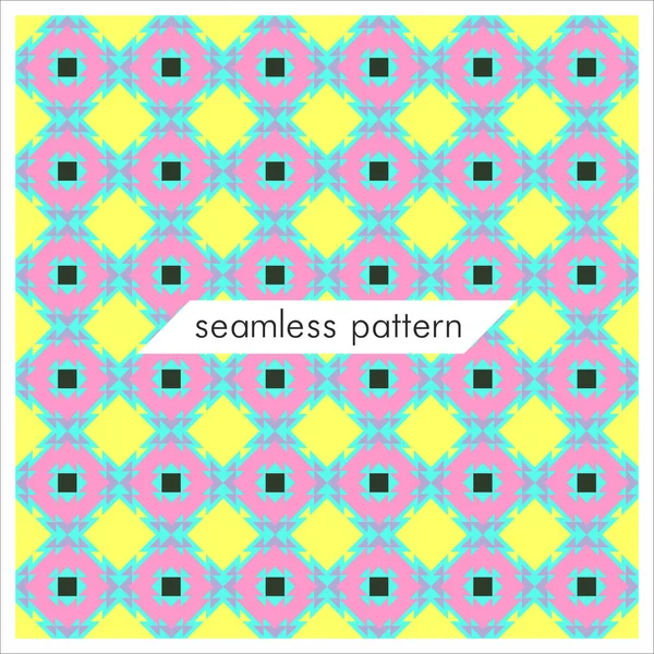 Vector seamless geometrical patterns. Abstract fashion texture_6 — Stock Vector