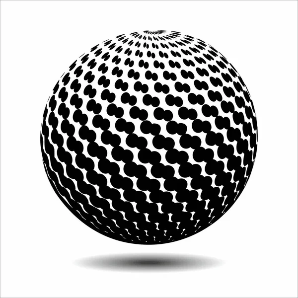 Definir meio-tom abstrato esferas 3D _ 20 —  Vetores de Stock