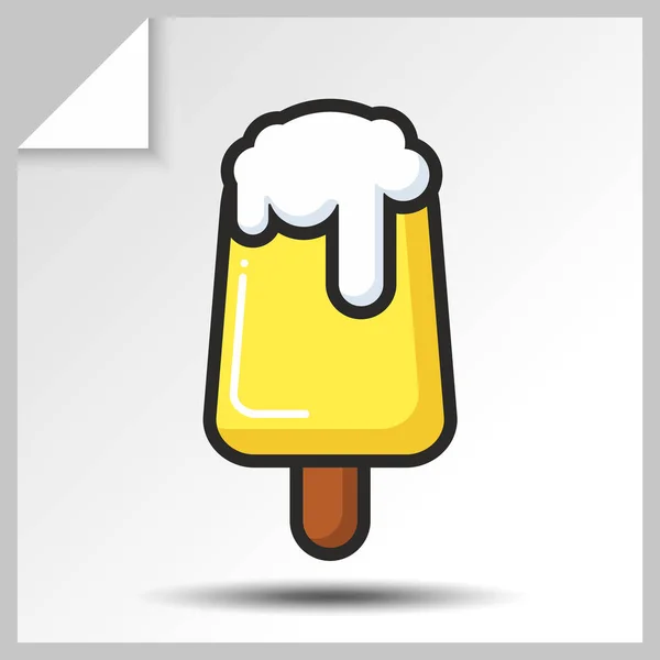 Crème glacée icônes _ 10 — Image vectorielle