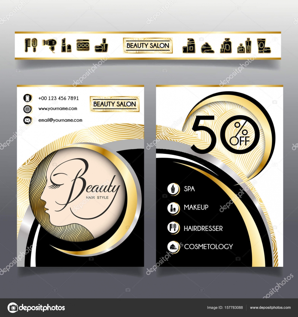 Business Brochure Template For Beauty Salons And Hairdressing 5