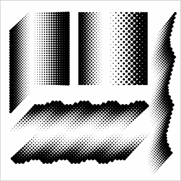 Soyut geometrik siyah-beyaz grafik tasarım yazdırma noktalı resim