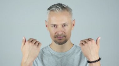 Adam, davet, portre tarafından davet jest