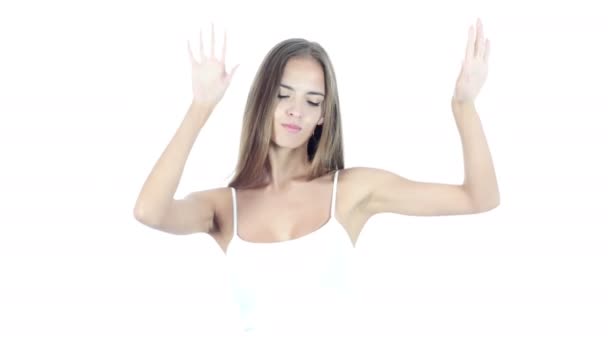 若い女性のダンス — ストック動画