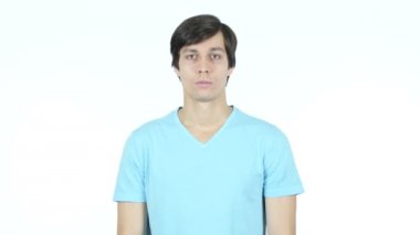 Evet, başını sallayarak, onay veren adam katılıyorum