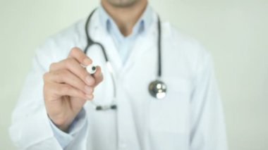 Ağrı kesici, Doktor şeffaf ekran üzerine yazma
