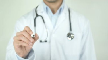 alt sırt ağrısı, şeffaf ekran üzerinde yazılı doktor