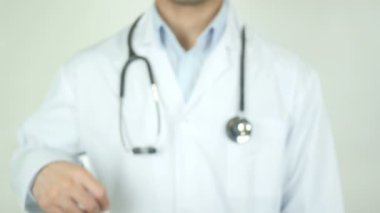 Pnömoni, Doktor şeffaf ekran üzerine yazma