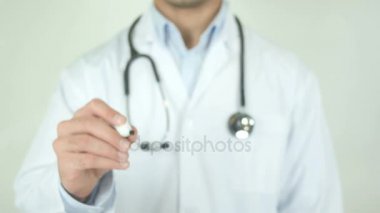 Yumurtalık kanseri, Doktor şeffaf ekran üzerine yazma