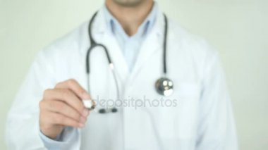 Kanser özofagus, Doktor şeffaf ekran üzerine yazma