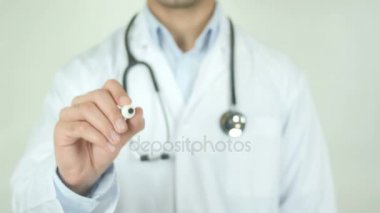 Mide kanseri, Doktor yazma şeffaf ekranda