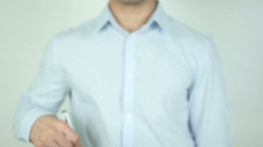 Eğitim Semineri, şeffaf ekranda yazma