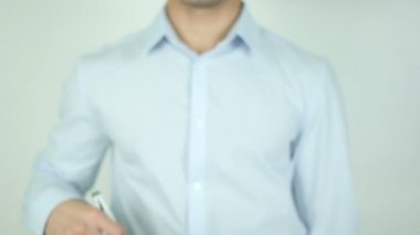 Vaping, şeffaf ekranda yazma