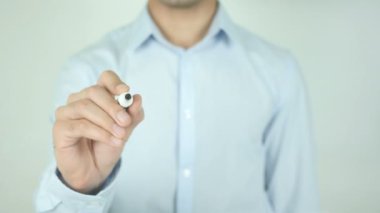 Biz yapmak hayat hafiflemek, şeffaf ekranda yazma