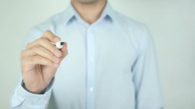 Şeffaf ekranda yazma yalnız değilsin