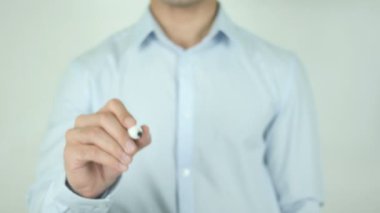 Mali yıl, ekranda yazma