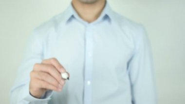 Dışa dönük, şeffaf ekranda yazma