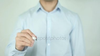 Final sınavı, şeffaf ekranda yazma