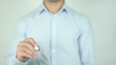 Internet news, yazma üzerinde şeffaf ekran