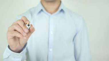 Kendi rüya gerçeğe şeffaf ekranda yazma olun