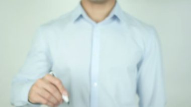 Üretim, şeffaf ekranda yazma
