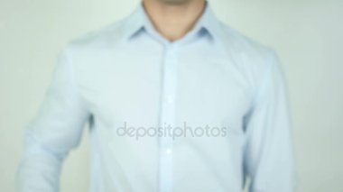 İstifa, şeffaf ekranda yazma