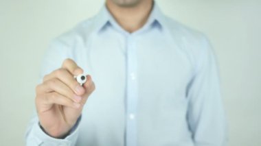 Vergi ücretsiz alışveriş, şeffaf ekranda yazma