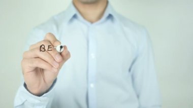 Birisi gülümseme bugün, şeffaf ekranda yazma sebebi olmalı